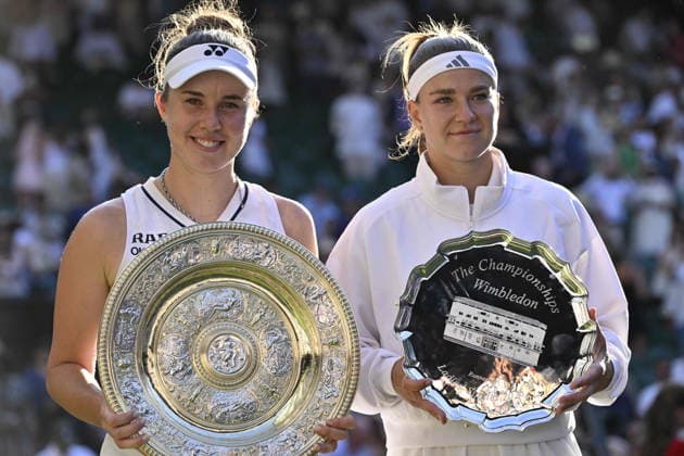 Tennis - Wimbledon 2026 - ITF - The Championships - 11 07 2026 - Tennis - Wimbledon 2026 - ITF - The Championships - 11 07 2026 - Linda Noskova bat Muchova - Republique Tcheque London  Copyright: xChryslenexCaillaud Psnewzx