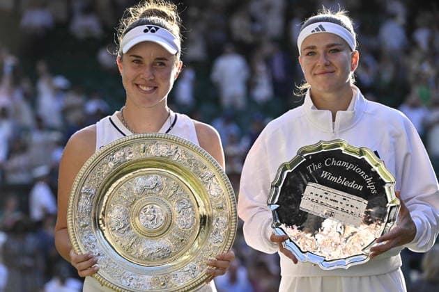 Tennis - Wimbledon 2026 - ITF - The Championships - 11 07 2026 - Tennis - Wimbledon 2026 - ITF - The Championships - 11 07 2026 - Linda Noskova bat Muchova - Republique Tcheque London  Copyright: xChryslenexCaillaud Psnewzx