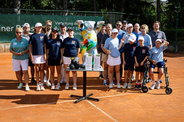 Siegerehrungen, 36. GERMAN OPEN 2026 - Beate Loddenkemper Trophy, Berlin, BTTC Grün-Weiß, 11.07.2026, *** Awards Ceremony, 36th GERMAN OPEN 2026 Beate Loddenkemper Trophy, Berlin, BTTC Grün Weiß, July 11, 2026, Copyright: xClaudioxGärtnerx