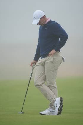 Rory McIlroy of Ireland reacts after missing a putt on the 7th hole. Genesis Scottish Open, Golf, The Renaissance Club, North Berwick, Scotland, UK - 11 Jul 2026North Berwick The Renaissance Club Scotland United Kingdom  Copyright: xShutterstockx 16984082bd