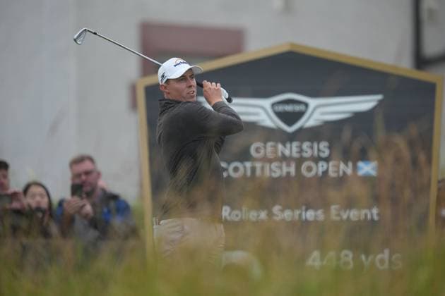 Matt Fitzpatrick of England on the 8th hole. Genesis Scottish Open, Golf, The Renaissance Club, North Berwick, Scotland, UK - 11 Jul 2026North Berwick The Renaissance Club Scotland United Kingdom  Copyright: xShutterstockx 16984082bk