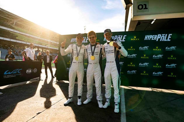 FIA WEC - 6 HOURS OF SAO PAULO 2026 23 ADAM Jonny (gbr), PAUWELLS Kobe (bel), NEWELL Gray (usa), Heart of Racing Team, Aston Martin Vantage AMR GT3 Evo 23, LM GT3, during the 6 Hours of Sao Paulo 2026, 4th round of the 2026 FIA World Endurance Championship, from July 10 to 12, 2026 on the Interlagos Circuit in Sao Paulo, Brazil - Sao PauloBrazil  Copyright: xFabrizioxBoldonix