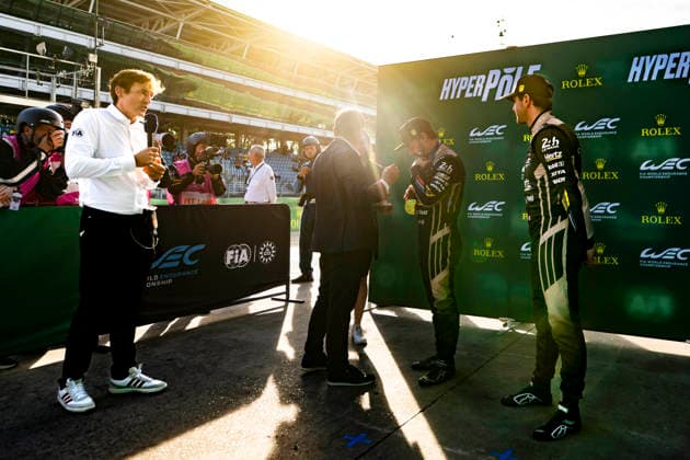 FIA WEC - 6 HOURS OF SAO PAULO 2026 12 NATO Norman (fra), STEVENS Will (gbr), Cadillac Hertz Team Jota, Cadillac V-Series.R 12, Hypercar, FILLON Pierre (fra), President of ACO, portrait during the 6 Hours of Sao Paulo 2026, 4th round of the 2026 FIA World Endurance Championship, from July 10 to 12, 2026 on the Interlagos Circuit in Sao Paulo, Brazil - Sao PauloBrazil  Copyright: xFabrizioxBoldonix