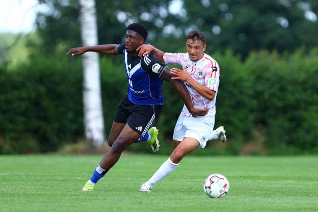 Football, friendly match, Rot-Weiß Oberhausen v Hamburger SV II