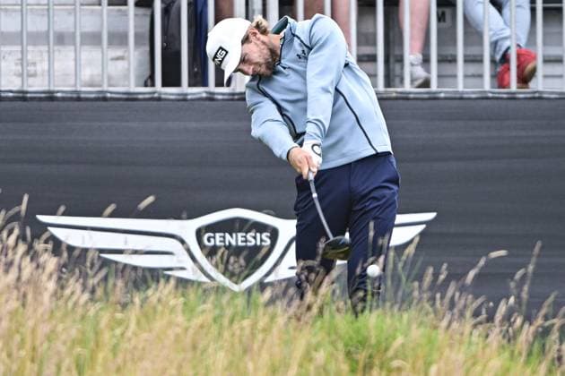 Scottish Open Day Three Rasmus Neergaard-Peterson drives on hole 1 on Day Three of the Genesis Scottish Open 2026 at The Renaissance Club, North Berwick 11 07 2026 UK Newspapers OUT Copyright: xJamiexJohnstonx FIL-23616-0120