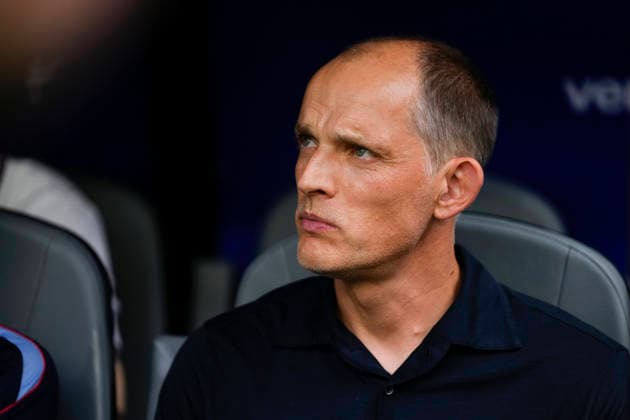 Norway v England: Quarter Final - FIFA World Cup, WM, Weltmeisterschaft, Fussball 2026 Thomas Tuchel, head coach of England, looks on during the FIFA World Cup 2026 Quarter Final match between Norway and England at Miami Stadium on July 11, 2026 in Miami Gardens, United States. Miami Gardens FL United States  Copyright: xJosexBretonx originalFilename:bretonhernandez-norwayve260711_npdZi.jpg
