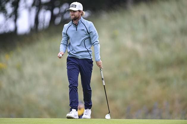 Scottish Open Day Three Rasmus Neergaard-Peterson putts on hole 1 on Day Three of the Genesis Scottish Open 2026 at The Renaissance Club, North Berwick 11 07 2026 UK Newspapers OUT Copyright: xJamiexJohnstonx FIL-23616-0135