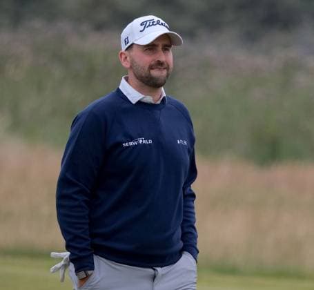 UK: The Genesis Scottish Open at The Renaissance Club, North Berwick, Scotland on 11 July 2026: Pictured: Nicolai von Dellingshausen (Germany) on the 1st fairway during the third round of the Genesis Scottish Open Championship 2026 North Berwick The Renaissance Club Scotland Scotland Copyright: xAlexxToddx