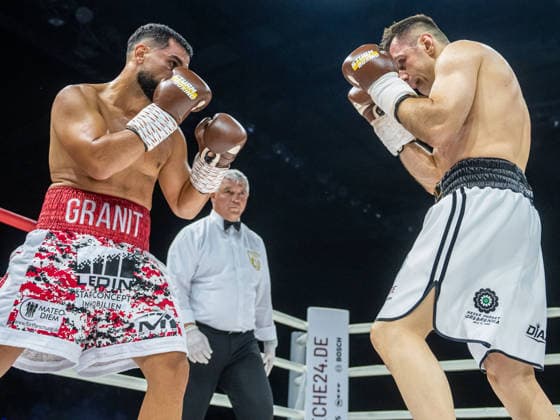 Felix Sturm vs. Granit Stein , Boxen, One last dance, 11.07.2026 Felix Sturm vs. Granit Stein , Boxen, One last dance, 11.07.2026 Stuttgart *** Felix Sturm vs. Granit Stein, Boxing, One Last Dance, July 11, 2026 Felix Sturm vs. Granit Stein, Boxing, One Last Dance, July 11, 2026 Stuttgart Copyright: xMichaelxSchmidt Eibner-Pressefotx EP_MST