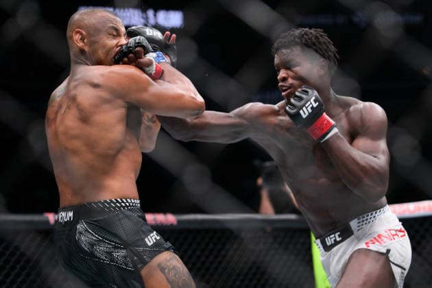 July 11, 2026, Las Vegas, Nevada, USA: DAMIAN PINAS (R) defeated CESAR ALMEIDA (L) by KO (right hand) at 4:44 of Round 1 during UFC 329 at the T-Mobile Arena in Las Vegas. UFC 329: Damian Pinas Defeated Cesar Almeida By KO.  - ZUMAo117 20260711_zsp_o117_033 Copyright: xMikaelxOnax