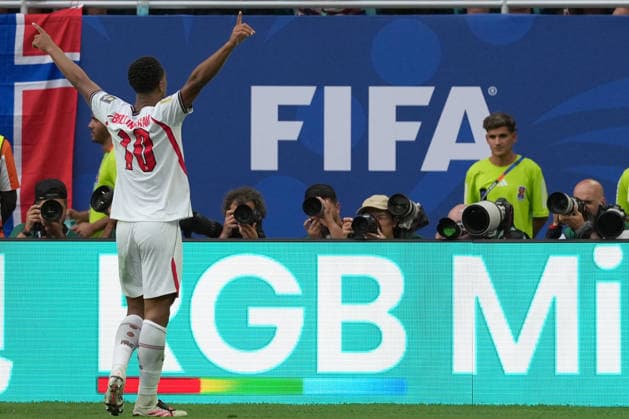 Jude Bellingham of England celebrates a goal in the 2026 FIFA World Cup, WM, Weltmeisterschaft, Fussball quarter-final match between Norway and England at Hard Rock Stadium in Miami, USA, 11 July 2026. FIFA World Cup 2026: Norway - England !ACHTUNG: NUR REDAKTIONELLE NUTZUNG!  Copyright: xOctavioxGuzmánx GR7032 20260711-55020870655_1
