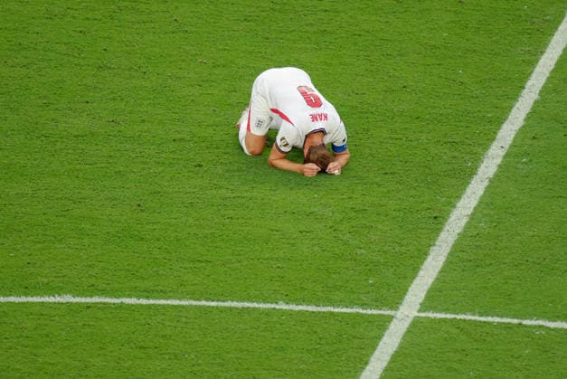 2026 FIFA World Cup, WM, Weltmeisterschaft, Fussball Quarter Final England v Norway Miami Stadium, Miami 11.07.2026 Harry Kane of England at the final whistle 2026 FIFA World Cup Quarter Final England v Norway Miami Stadium, Miami 11.07.2026 Photograph By Marc Aspland The Times  Copyright: xMarcxAsplandx NINTCHDBPICT001094802050