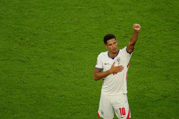 2026 FIFA World Cup, WM, Weltmeisterschaft, Fussball Quarter Final England v Norway Miami Stadium, Miami 11.07.2026 Jude Bellingham of England 2026 FIFA World Cup Quarter Final England v Norway Miami Stadium, Miami 11.07.2026 Photograph By Marc Aspland The Times  Copyright: xMarcxAsplandx NINTCHDBPICT001094804215