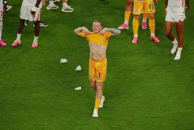 2026 FIFA World Cup, WM, Weltmeisterschaft, Fussball Quarter Final England v Norway Miami Stadium, Miami 11.07.2026 Jordan Pickford GK of England 2026 FIFA World Cup Quarter Final England v Norway Miami Stadium, Miami 11.07.2026 Photograph By Marc Aspland The Times  Copyright: xMarcxAsplandx NINTCHDBPICT001094804234