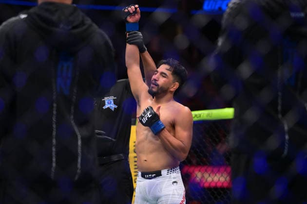 July 11, 2026, Las Vegas, Nevada, USA: ADRIAN YANEZ defeated CODY GARBRANDT by TKO (strikes) at 2:47 of Round 1 during UFC 329 at the T-Mobile Arena in Las Vegas. UFC 329: Adrian Yanez Defeated Cody Garbrandt By TKO  - ZUMAo117 20260711_zsp_o117_047 Copyright: xMikaelxOnax