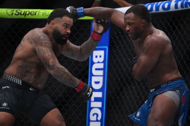 July 11, 2026, Las Vegas, Nevada, USA: GABLE STEVESON defeated ELISHA ELLISON by TKO (strikes) at 2:32 of Round 1.during UFC 329 at the T-Mobile Arena in Las Vegas. Las Vegas USA - ZUMAo117 20260711_zsp_o117_051 Copyright: xMikaelxOnax