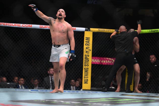 July 11, 2026, Las Vegas, Nevada, USA: ROBERT WHITTAKER defeats NIKITA KRYLOV by a TKO during UFC 329 at the T-Mobile Arena in Las Vegas. Las Vegas USA - ZUMAo117 20260711_zsp_o117_076 Copyright: xMikaelxOnax