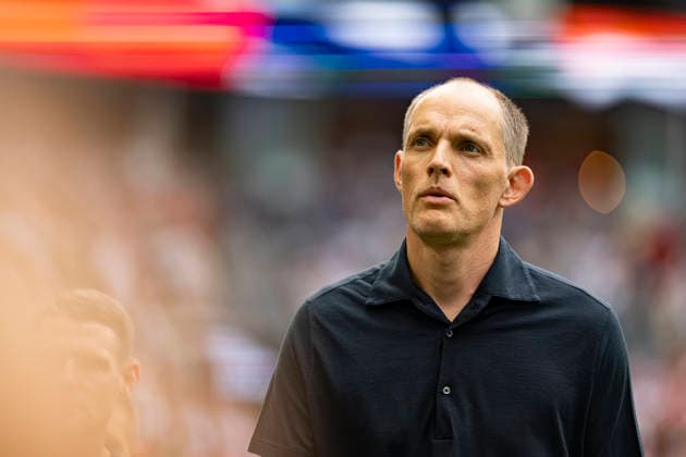 Thomas Tuchel seen during FIFA World Cup, WM, Weltmeisterschaft, Fussball 2026 quarterfinal game between national teams of Norway and England (Edmund Wong Ball Raw Images) Miami Hard Rock Stadium USA Copyright: xEdmundxWongx edmundwong_norway_england_26_6-15