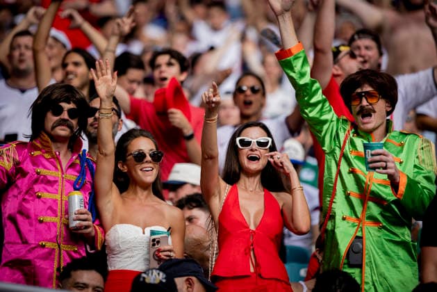 Miami, USA 11th Jul 2026. Fans Norway - England World Cup Norwegen - England 11.07.2026 *** Miami, USA, July 11, 2026; Fans; Norway; England; World Cup; Norway; England; July 11, 2026