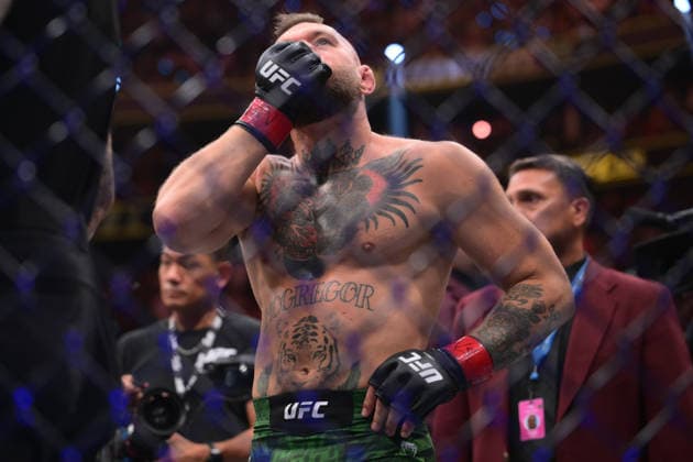 July 11, 2026, Las Vegas, Nevada, USA: CONOR MCGREGOR emotional after the fight result during UFC 329 at the T-Mobile Arena in Las Vegas. UFC 329: Max Holloway Defeated Conor McGregor By TKO  - ZUMAo117 20260711_zsp_o117_085 Copyright: xMikaelxOnax