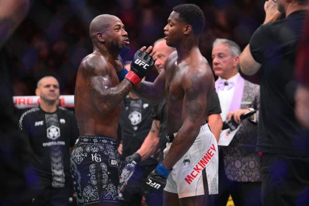 July 11, 2026, Las Vegas, Nevada, USA: KING GREEN defeats TERRANCE MCKINNEY by a TKO during UFC 329 at the T-Mobile Arena in Las Vegas. UFC 329: King Green Defeats Terrance Mckinney Via TKO  - ZUMAo117 20260711_zsp_o117_097 Copyright: xMikaelxOnax