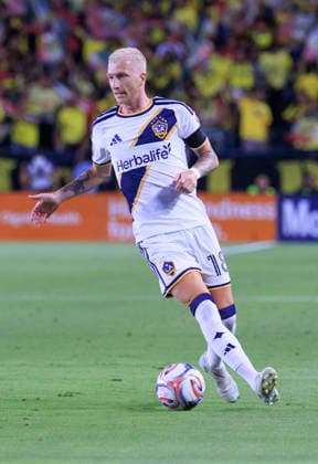 July 11, 2026, Carson, California, USA: Marco Reus 18 of the LA Galaxy during their International Friendly, Länderspiel, Nationalmannschaft game against Club America on Saturday July 11, 2026 at the Dignity Health Sports Park Stadium in Carson, California. ARIANA RUIZ PI LA Galaxy Vs. Club America  - ZUMAp124 20260711_zaa_p124_010 Copyright: xArianaxRuizx