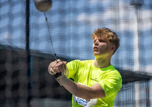 Deutsche Meisterschaften U20; Bochum-Wattenscheid, 11.07.2026 Niklas David (LG Wedel-Pinneberg); Deutsche Meisterschaften U20 im Lohrheide-Stadion in Bochum-Wattenscheid am 11.07.2026, (Nordrhein-Westfalen). *** German U20 Championships, Bochum-Wattenscheid, July 11, 2026; Niklas David, LG Wedel Pinneberg; German U20 Championships at Lohrheide Stadium in Bochum-Wattenscheid on July 11, 2026, North Rhine-Westphalia Copyright: xBEAUTIFULxSPORTS KJPetersx