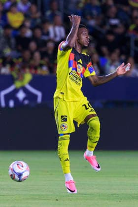 July 11, 2026, Carson, California, USA: Cristian Borja 26 of Club America reacts after the referee calls for a foul during their International Friendly, Länderspiel, Nationalmannschaft game against the LA Galaxy on Saturday July 11, 2026 at the Dignity Health Sports Park Stadium in Carson, California. Galaxy defeat America, 1-0. ARIANA RUIZ PI LA Galaxy Vs. Club America  - ZUMAp124 20260711_zaa_p124_036 Copyright: xArianaxRuizx