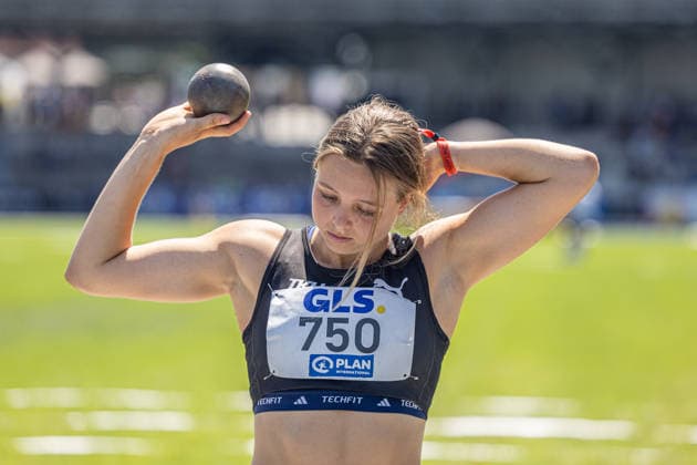 Deutsche Meisterschaften U20; Bochum-Wattenscheid, 11.07.2026 Savanna-Sara Wölfer (TK zu Hannover); Deutsche Meisterschaften U20 im Lohrheide-Stadion in Bochum-Wattenscheid am 11.07.2026, (Nordrhein-Westfalen). *** German U20 Championships, Bochum-Wattenscheid, July 11, 2026 Savanna Sara Wölfer, TK zu Hannover German U20 Championships at Lohrheide Stadium in Bochum-Wattenscheid on July 11, 2026, North Rhine-Westphalia Copyright: xBEAUTIFULxSPORTS KJPetersx