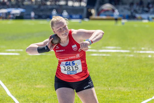 Deutsche Meisterschaften U20; Bochum-Wattenscheid, 11.07.2026 Antonia Heberle (TV Rottenburg); Deutsche Meisterschaften U20 im Lohrheide-Stadion in Bochum-Wattenscheid am 11.07.2026, (Nordrhein-Westfalen). *** German U20 Championships, Bochum-Wattenscheid, July 11, 2026 Antonia Heberle, TV Rottenburg German U20 Championships at Lohrheide Stadium in Bochum-Wattenscheid on July 11, 2026, North Rhine-Westphalia Copyright: xBEAUTIFULxSPORTS KJPetersx
