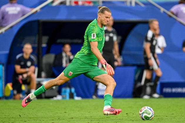 11th July 2026; Miami Stadium, Miami, Florida, United States of America; FIFA World Cup, WM, Weltmeisterschaft, Fussball Football, Norway versus England;& xa0;goalkeeper Orjan Nyland 1 of Norway HeulerxAndrey
