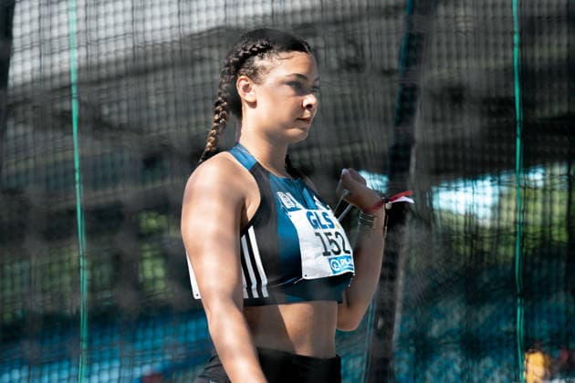 Kienast Nova Queen (Berlin Athletics Capital Club, 152, Hammerwurf Frauen), GER, Leichtathletik, Athletics, Deutsche Meisterschaften U16 U20, Wattenscheid, 11.07.2026, GER, Leichtathletik, Athletics, Deutsche Meisterschaften U16 U20, Wattenscheid, 11.07.2026 Wattenscheid *** Kienast Nova Queen Berlin Athletics Capital Club, 152, Women s Hammer Throw, GER, Track and Field, Athletics, German U16 and U20 Championships, Wattenscheid, July 11, 2026, GER, Track and Field, Athletics, German U16 and U20 Championships, Wattenscheid, July 11, 2026, Wattenscheid Copyright: xStefanxMayerx EP_SMR