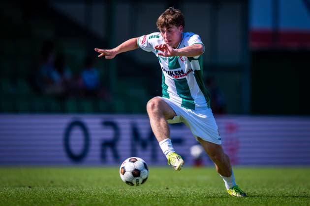 DORDRECHT , 11-07-2026 , M-Scores Stadium , season 2026 2027 , Dutch Preseason football , match between FC Dordrecht and Excelsior Rotterdam , picture shows FC Dordrecht player Dion van Zanten Dordrecht - Excelsior (friendly)  x204992218x Copyright: