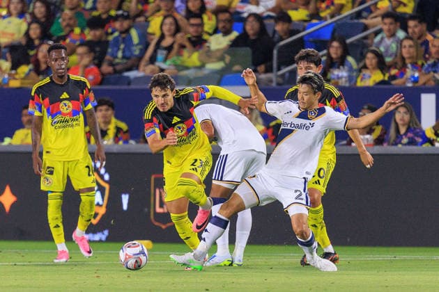 Football, friendly match, Los Angeles Galaxy v Club América