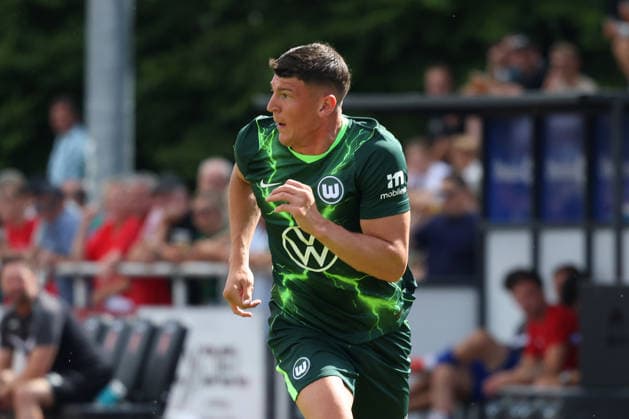 FSV Schöningen vs. VfL, Testspiel Schöningen, 11.07.2026, Fußball, Herren, Saison 2026 2027, Testspiel, FSV Schöningen vs. VfL Wolfsburg: Alessio Besio (VfL Wolfsburg) Deutschland *** FSV Schöningen vs. VfL, Friendly Match in Schöningen, July 11, 2026, Soccer, Men s, 2026–2027 Season, Friendly Match, FSV Schöningen vs. VfL Wolfsburg, Alessio Besio, VfL Wolfsburg, Germany