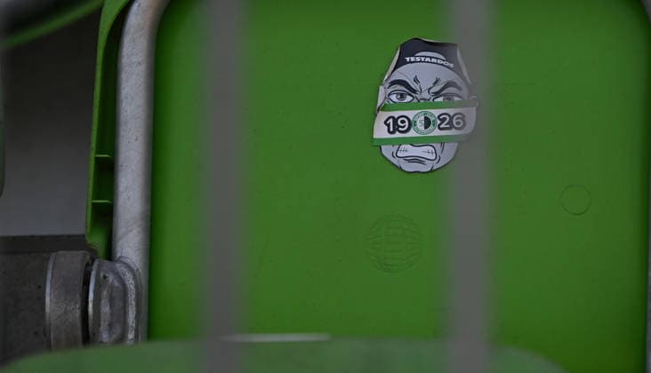 11.07.2026 - Fussball - Saison 2026 2027 - Testspiel Freundschaftsspiel - FC Eintracht Bamberg - SpVgg Greuther Fürth ( Kleeblatt ) - - Sportfoto Zink MeZi - xmexzix - regulations prohibit any use of photographs as image sequences and or quasi-video - only for editorial use - Aufkleber Sticker SC Eltersdorf auf Sitzschale *** July 11, 2026 Soccer Season 2026–2027 Exhibition Match Friendly Match FC Eintracht Bamberg vs. SpVgg Greuther Fürth Kleeblatt Sports Photo Zink MeZi xmexzix Regulations prohibit any use of photographs as image sequences and or quasi-video; for editorial use only. StickerSticker: SC Eltersdorf on seat shell