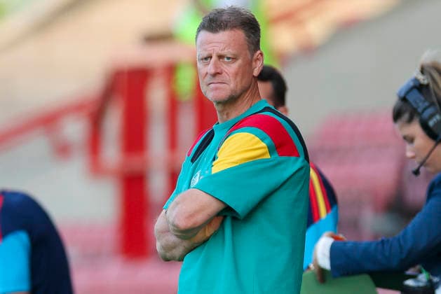 Trainer Christian Woerns (Germany) schaut enttaeuscht, UEFA European Under-19 Championship 2026 Final, Spain v Germany, Racecourse Ground am 11. July 2026 in Wrexham, Vereinigtes Königreich. (Foto von Marco Steinbrenner DeFodi Images) Trainer Christian Woerns (Germany) looks dejected, UEFA European Under-19 Championship 2026 Final, Spain v Germany, Racecourse Ground, July 11, 2026 in Wrexham, United Kingdom. (Photo by Marco Steinbrenner DeFodi Images) - *** Coach Christian Woerns of Germany looks disappointed, 2026 UEFA European Under-19 Championship Final, Spain vs. Germany, Racecourse Ground on July 11, 2026, in Wrexham, United Kingdom. Photo by Marco Steinbrenner, DeFodi Images. Coach Christian Woerns of Germany looks dejected, UEFA European Under-19 Championship 2026 Final, Spain vs. Germany, Racecourse Ground, July 11, 2026, in Wrexham, United Kingdom. Photo by Marco Steinbrenner, DeFodi Images