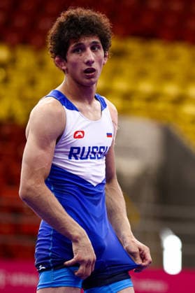 U20 European Championships 57kg FS - Magomed Saliakh Ozdamirov (RUS) *** U20 European Championships, 57 kg Freestyle: Magomed Saliakh Ozdamirov (RUS) Copyright: xJakexKirkmanx xUnitedxWorldxWresx Jake Kirkman United World Wres
