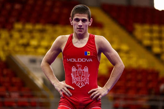 U20 European Championships 65kg FS - Maxim Dimov (MDA) *** U20 European Championships, 65 kg Freestyle: Maxim Dimov (MDA) Copyright: xJakexKirkmanx xUnitedxWorldxWresx Jake Kirkman United World Wres