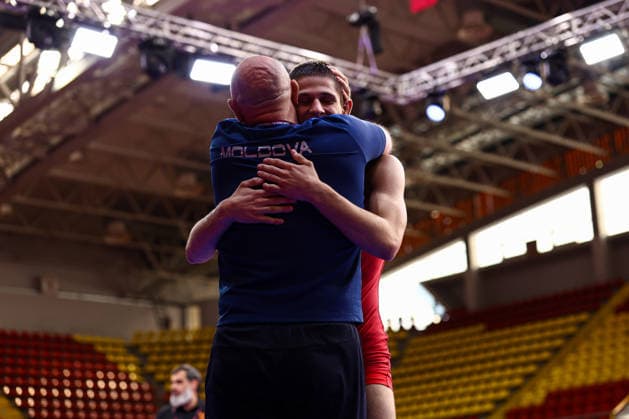 U20 European Championships 65kg FS - Maxim Dimov (MDA) *** U20 European Championships, 65 kg Freestyle: Maxim Dimov (MDA) Copyright: xJakexKirkmanx xUnitedxWorldxWrestlingx Jake Kirkman United World Wrestling