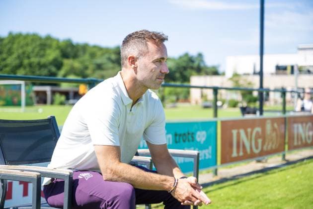 SWOLGEN , 12-07-2026 , Sportpark Kerkebos , pre season 2026 2027 , Dutch Keukenkampioen divisie , football , friendly match between Top Oss and - MSV Duisburg , picture shows TOP Oss coach Sjors Ultee before the match Top Oss - MSV Duisburg (friendly)  x204993552x Copyright: