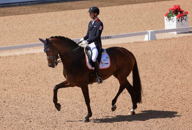 FALSTERBO, SWEDEN 20260712 Robin Bernoski from the Netherlands rides the horse Jamaica during Sunday s FEI Grand Prix Freestyle at the Falsterbo horse show. FALSTERBO SWEDEN x10600x *** FALSTERBO, SWEDEN, July 12, 2026 Robin Bernoski from the Netherlands rides the horse Jamaica during Sunday’s FEI Grand Prix Freestyle at the Falsterbo Horse Show FALSTERBO, SWEDEN x10600x  Copyright: xAndreasxHillergren TTx FALSTERBO HORSE SHOW 2026