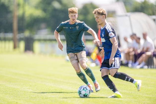 SWOLGEN , 12-07-2026 , Sportpark Kerkebos , pre season 2026 2027 , Dutch Keukenkampioen divisie , football , friendly match between Top Oss and - MSV Duisburg , picture shows TOP Oss player Julian Kuijpers Top Oss - MSV Duisburg (friendly)  x204993789x Copyright: