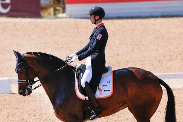 Robin Bernoski from the Netherlands rides the horse Jamaica during the FEI Grand Prix Kür at the Falsterbo horse show in Falsterbo, Sweden July 12, 2026. FALSTERBO SWEDEN x10600x *** Robin Bernoski from the Netherlands rides the horse Jamaica during the FEI Grand Prix Kür at the Falsterbo Horse Show in Falsterbo, Sweden, on July 12, 2026. FALSTERBO, SWEDEN x10600x  Copyright: xAndreasxHillergren TTx FALSTERBO HORSE SHOW 2026