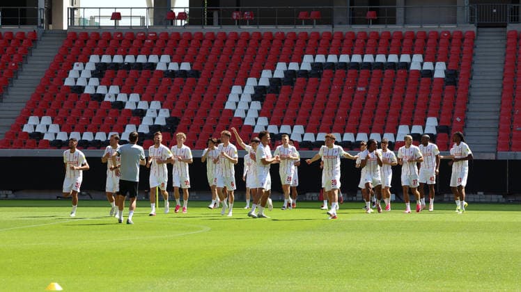 Football, Bundesliga 1, SC Freiburg, start of pre-season training