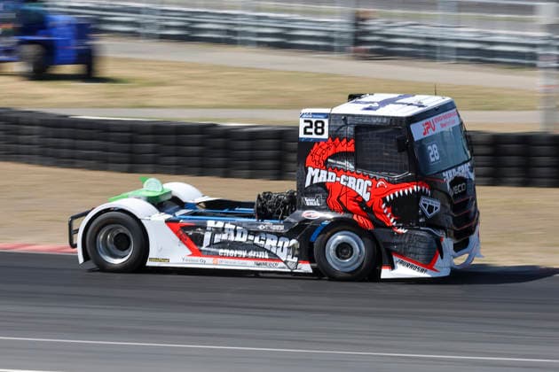 Emma Mäkinen (FIN) Iveco (28), Team Schwabentruck , Deutschland, Motorsport, Int. Shell ADAC Truck Grand Prix, Goodyear ETRC FIA European Truck Racing Championship, Race 3, 2026, 12.07.2026, Nürburg Nürburgring Deutschland *** Emma Mäkinen FIN Iveco 28, Team Schwabentruck, Germany, Motorsports, Int Shell ADAC Truck Grand Prix, Goodyear ETRC FIA European Truck Racing Championship, Race 3, 2026, July 12, 2026, Nürburg Nürburgring, Germany Copyright: xGrantxHubbsx