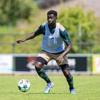 SWOLGEN , 12-07-2026 , Sportpark Kerkebos , pre season 2026 2027 , Dutch Keukenkampioen divisie , football , friendly match between Top Oss and - MSV Duisburg , picture shows TOP Oss player Leonel Miguel Top Oss - MSV Duisburg (friendly)  x204994416x Copyright: