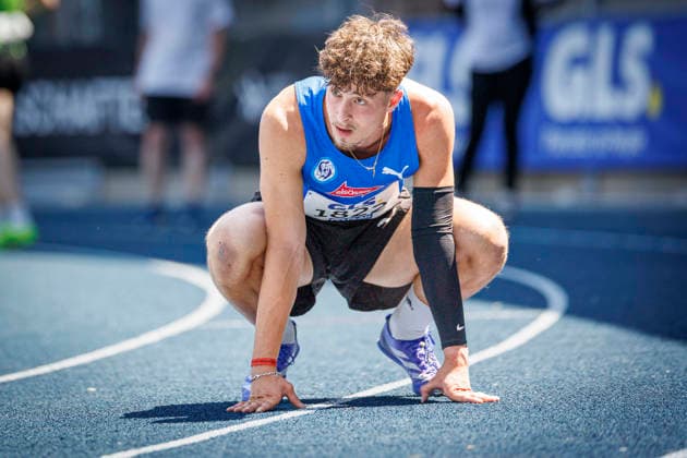 85. Deutsche Meisterschaften U20; Bochum, 12.07.2026 Nils Haumann (VfL Sindelfingen) 85. Deutsche Meisterschaften U20 am 12.07.2026 im Lohrheidestadion, Bochum (Nordrhein-Westfalen) *** 85th German U20 Championships, Bochum, July 12, 2026; Nils Haumann, VfL Sindelfingen; 85th German U20 Championships on July 12, 2026, at Lohrheidestadion, Bochum, North Rhine-Westphalia Copyright: xBEAUTIFULxSPORTS B.Hoffmannx