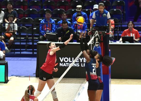 Volleyball, Women’s, Nations League, Canada v Dominican Republic