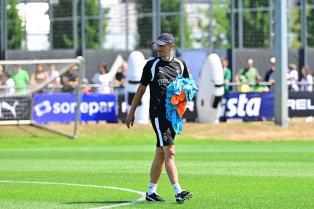 12.07.2026; Moenchengladbach; Fussball, Herren, Saison 2026 2027, Trainingsauftakt Borussia Moenchengladbach Jan-Moritz Lichte Co-Trainer Gladbach) DFL regulations prohibit any use of photographs as image sequences and or quasi-video. ista-Borussia-Park NRW Deutschland *** July 12, 2026, Mönchengladbach Soccer, Men s, 2026–2027 Season, Start of Training: Borussia Mönchengladbach, Jan Moritz Lichte, Assistant Coach, Gladbach. DFL regulations prohibit any use of photographs as image sequences and or quasi-video content at Borussia Park, NRW, Germany.